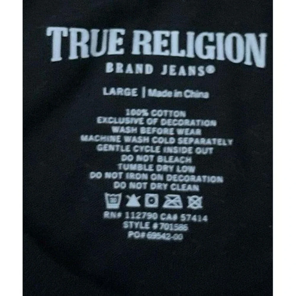 Mens True Religion Graphic Crewneck Short Sleeve T-Shirt